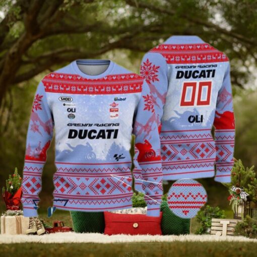 Limited Gresini Racing Ugly Christmas Sweater Gift For Holiday