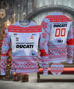 Limited Gresini Racing Ugly Christmas Sweater Gift For Holiday