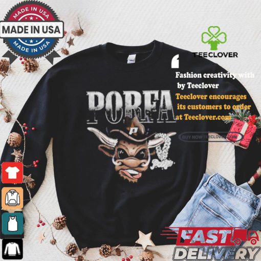 Limited Porfa Bull Black T Shirt