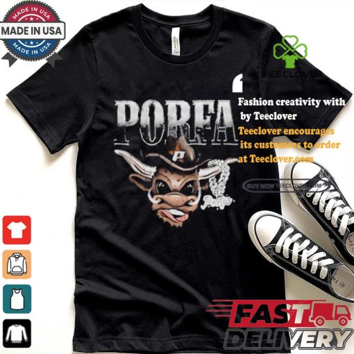 Limited Porfa Bull Black T Shirt