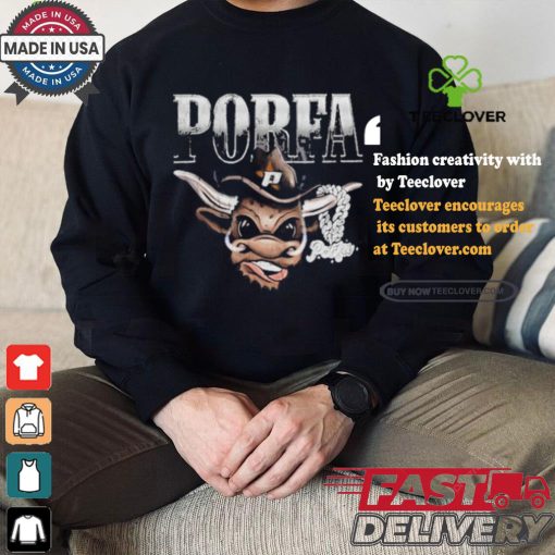 Limited Porfa Bull Black T Shirt