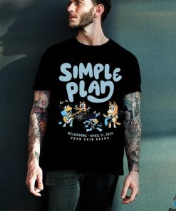 Limited Shirts Simple Plan Melbourne John Cain Arena Melbourne Apr 11, 2024 Unisex T Shirt