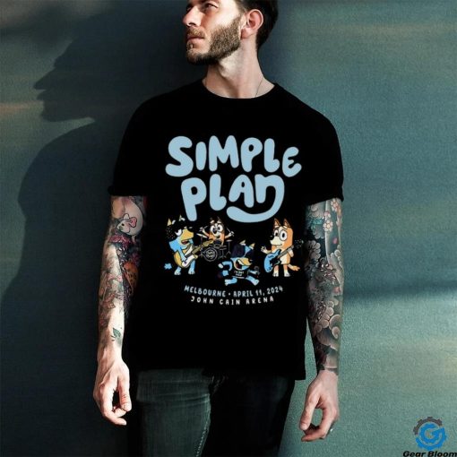 Limited Shirts Simple Plan Melbourne John Cain Arena Melbourne Apr 11, 2024 Unisex T Shirt