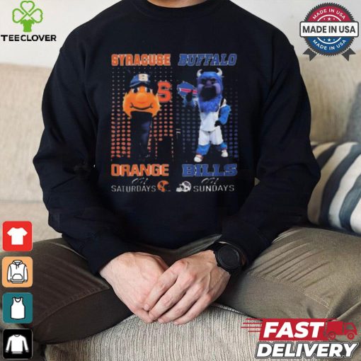 Limited Syracuse orange on saturdays otto buffalo bills billy on sundays hoodie, sweater, longsleeve, shirt v-neck, t-shirt