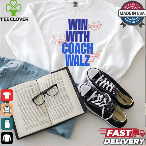 Limited Team Kamala Win With Coach Walz Funny Shirt