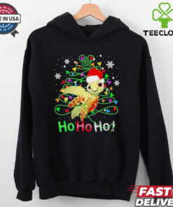 Limited Turtle Ho Ho Ho Pine Tree Christmas 2024 Shirt