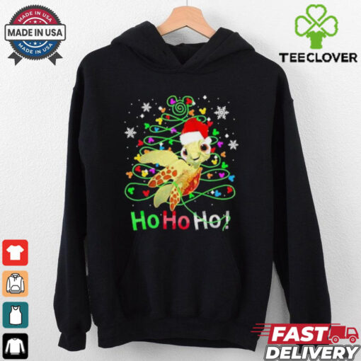 Limited Turtle Ho Ho Ho Pine Tree Christmas 2024 Shirt