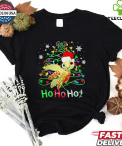 Limited Turtle Ho Ho Ho Pine Tree Christmas 2024 Shirt