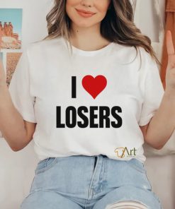 Linabob Wearing I Love Losers T Shirt