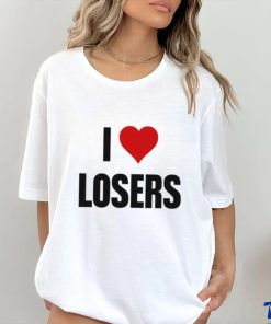 Linabob Wearing I Love Losers T Shirt