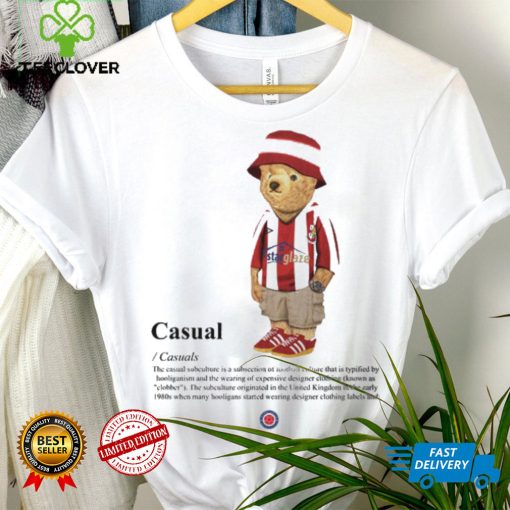 Lincoln Casual Bear Football Awaydays T Shirt.