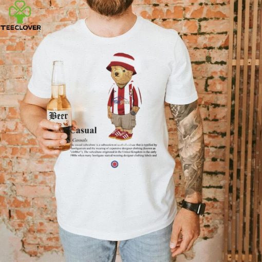 Lincoln Casual Bear Football Awaydays T Shirt.