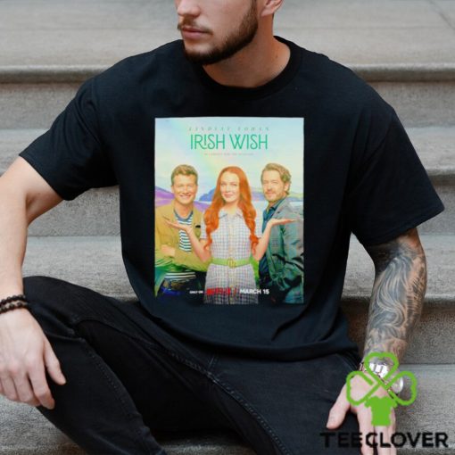 Lindsay Lohan Irish Wish be careful who you wish for poster shirt