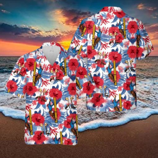 Lineman Power Poles, 4th Of July Hawaiian Shirt