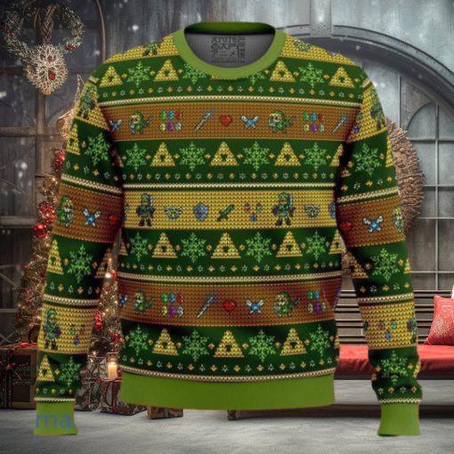 Link Adventure Legend of Zelda Ugly Christmas Sweater Unique Gift For Men And Women