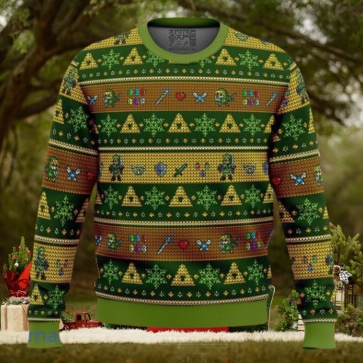 Link Adventure Legend of Zelda Ugly Christmas Sweater Unique Gift For Men And Women