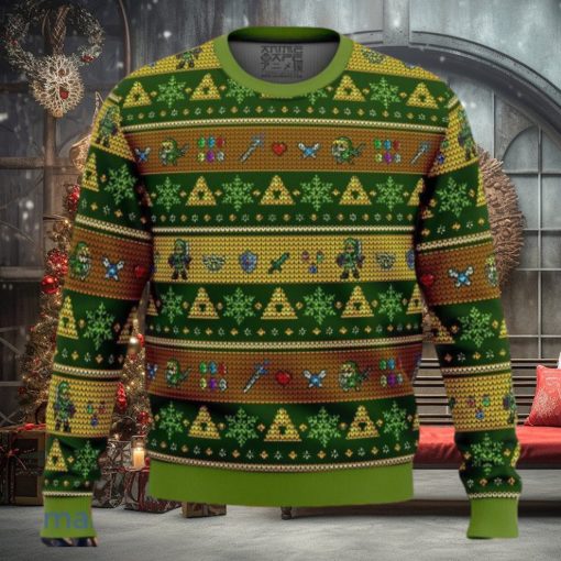 Link Adventure Legend of Zelda Ugly Sweater Christmas Style Gift For Men And Women