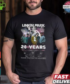 Linkin Park From Zero World Tour 28 Years 1996 2024 Thank You For The Memories T Shirt