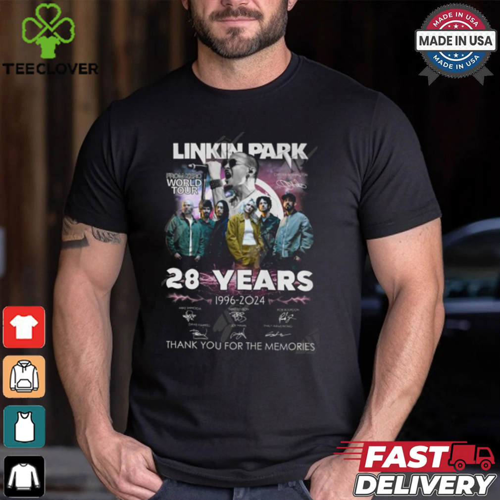 Linkin Park From Zero World Tour 28 Years 1996 2024 Thank You For The Memories T Shirt Linkin Park From Zero World Tour 28 Years 1996 2024 Thank You For The Memories T Shirt