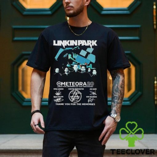 Linkin Park Meteora 20 Year Anniversary Thank You For The Memories Signatures Shirt