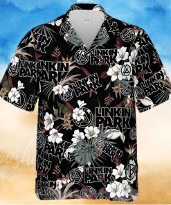 Linkin Park Rock Band And Logo Tropical Forest All Over Print Hawaiian Shirt