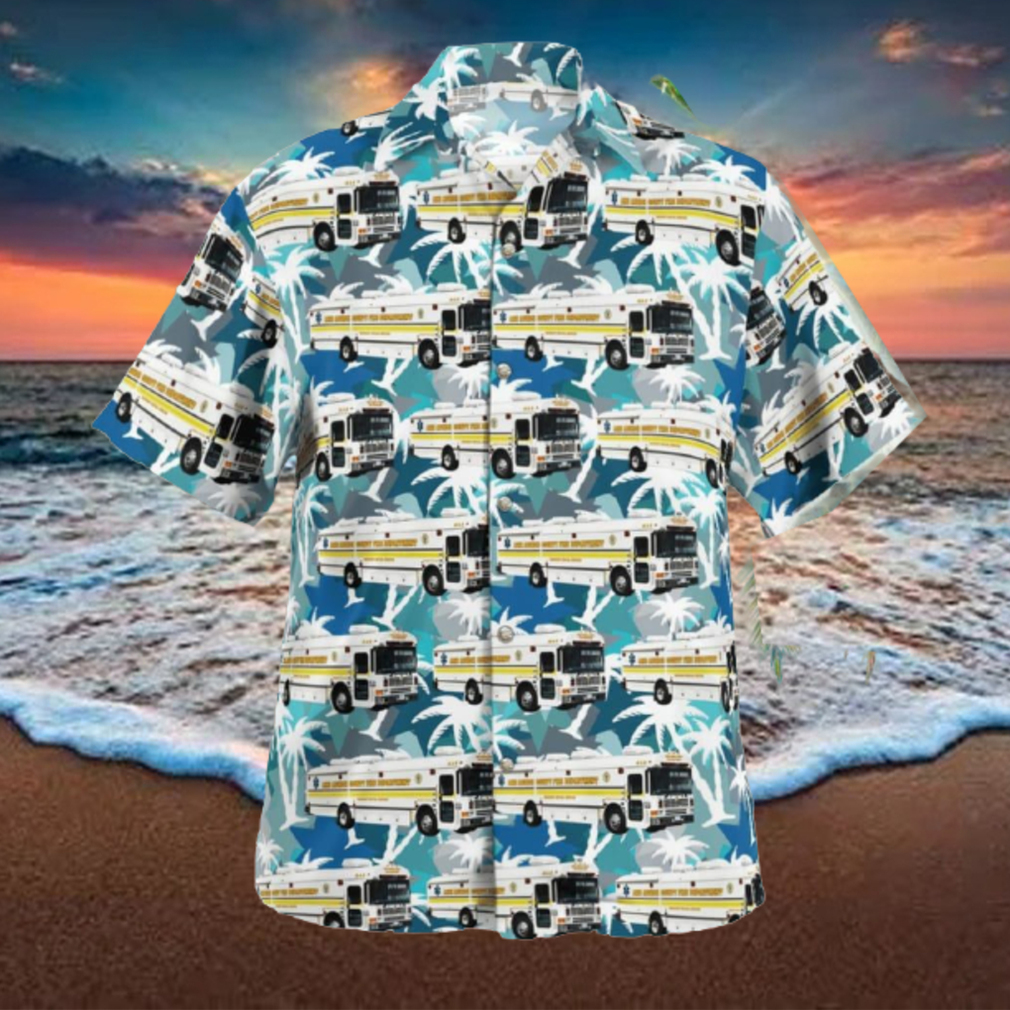 Linthicum Heights Maryland Linthicum Volunteer Fire Company 32 Medical Ambulance Bus Hawaiian Shirt Linthicum Heights Maryland Linthicum Volunteer Fire Company 32 Medical Ambulance Bus Hawaiian Shirt