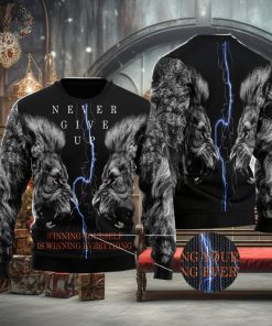 Lion All Over Printed 3D Ugly Christmas Sweater Christmas Gift For Men And Women