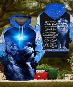 Lion Christian 3d All Over Print Hoodie