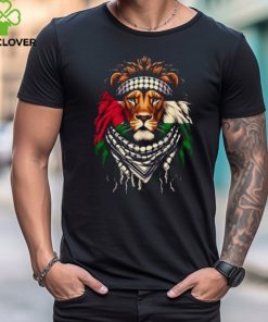 Lion Flag of Palestine Gift for Palestinian from Palestine, Palestine Lion shirt