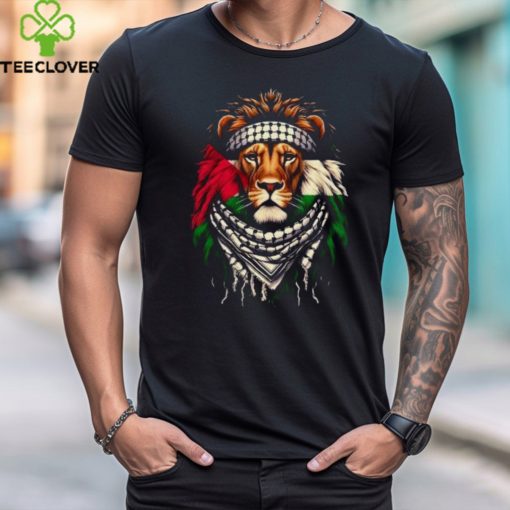 Lion Flag of Palestine   Gift for Palestinian from Palestine, Palestine Lion shirt