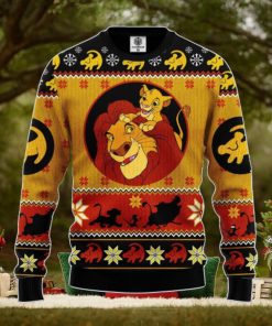 Lion King Simba Amazing Gift Ugly Christmas 3D Sweater Christmas Gift For Men And Women QBQ