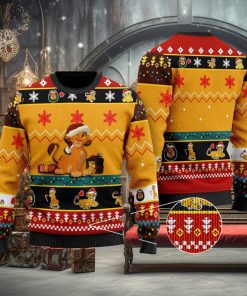 Lion King Ugly Simba Simba Merry Christmas Magic Kingdom Wool Ugly Christmas Ugly