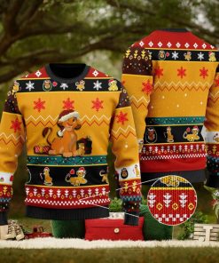 Lion King Ugly Simba Simba Merry Christmas Magic Kingdom Wool Ugly Christmas Ugly