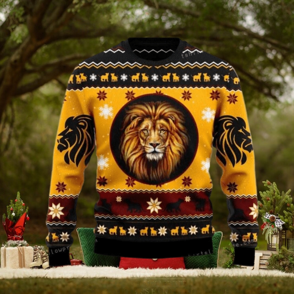 Lion Mgm Tom And Jerry Logo Xmas Womens Ugly Sweater Lion Mgm Tom And Jerry Logo Xmas Womens Ugly Sweater