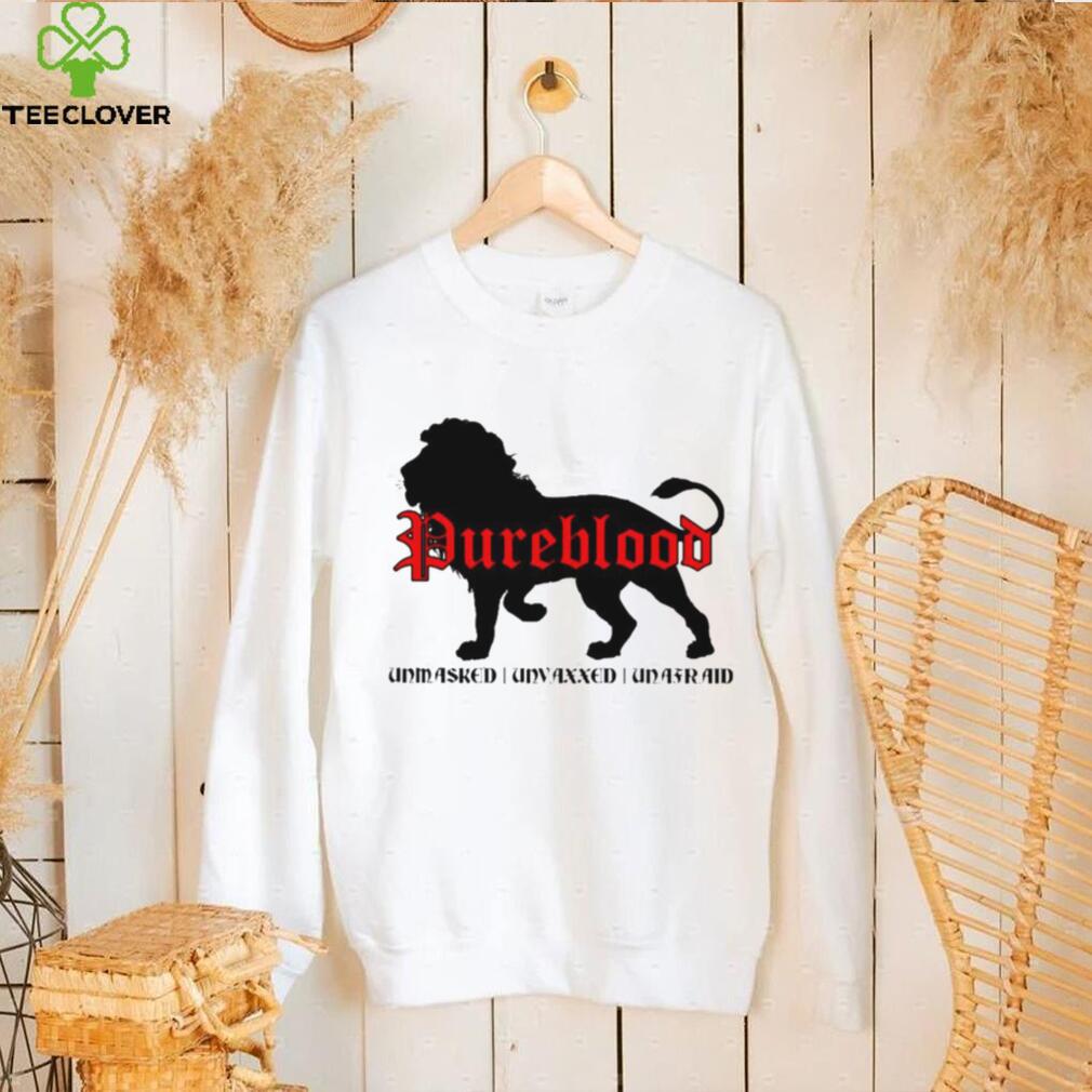 Lion Pureblood Unmasked Unmasked Unmasked shirt Lion Pureblood Unmasked Unmasked Unmasked shirt