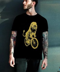 Lion on a Bicycle T Shirt
