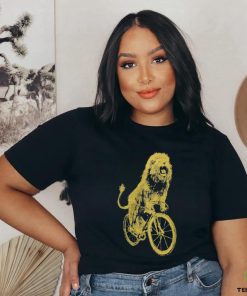 Lion on a Bicycle T Shirt