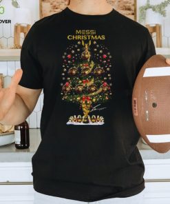 Lionel Messi 8 ballon d'or pine tree christmas shirt