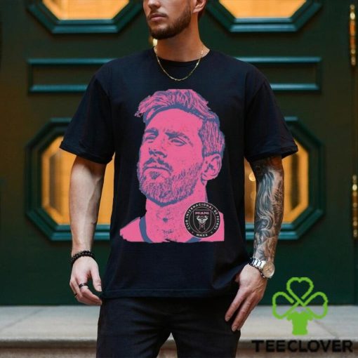 Lionel Messi 90s Graphic Football Shirt, Inter Miami Edition, Unisex Retro Gift