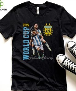 Lionel Messi And Julian Alvarez Celebration Argentina World Cup 2022 shirt