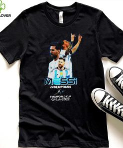 Lionel Messi Champions Fifa World Cup Qatar 2022 Signature Shirt