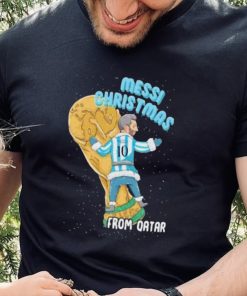 Lionel Messi Christmas From Qatar Shirt