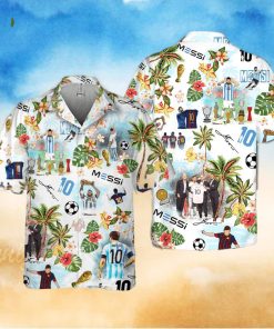 Lionel Messi Number 10 Hawaiian Shirt