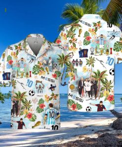 Lionel Messi Number 10 Hawaiian Shirt 1 Lionel Messi Number 10 Hawaiian Shirt