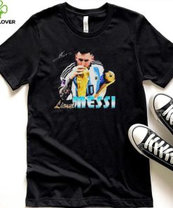 Lionel Messi The Golden Ball Qatar World Cup 2022 Shirt