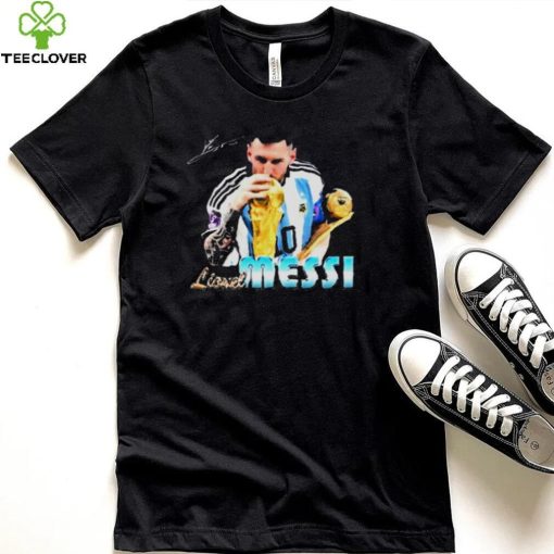 Lionel Messi The Golden Ball Qatar World Cup 2022 Shirt