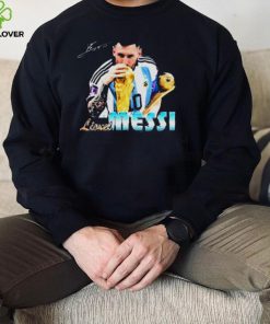 Lionel Messi The Golden Ball Qatar World Cup 2022 Shirt