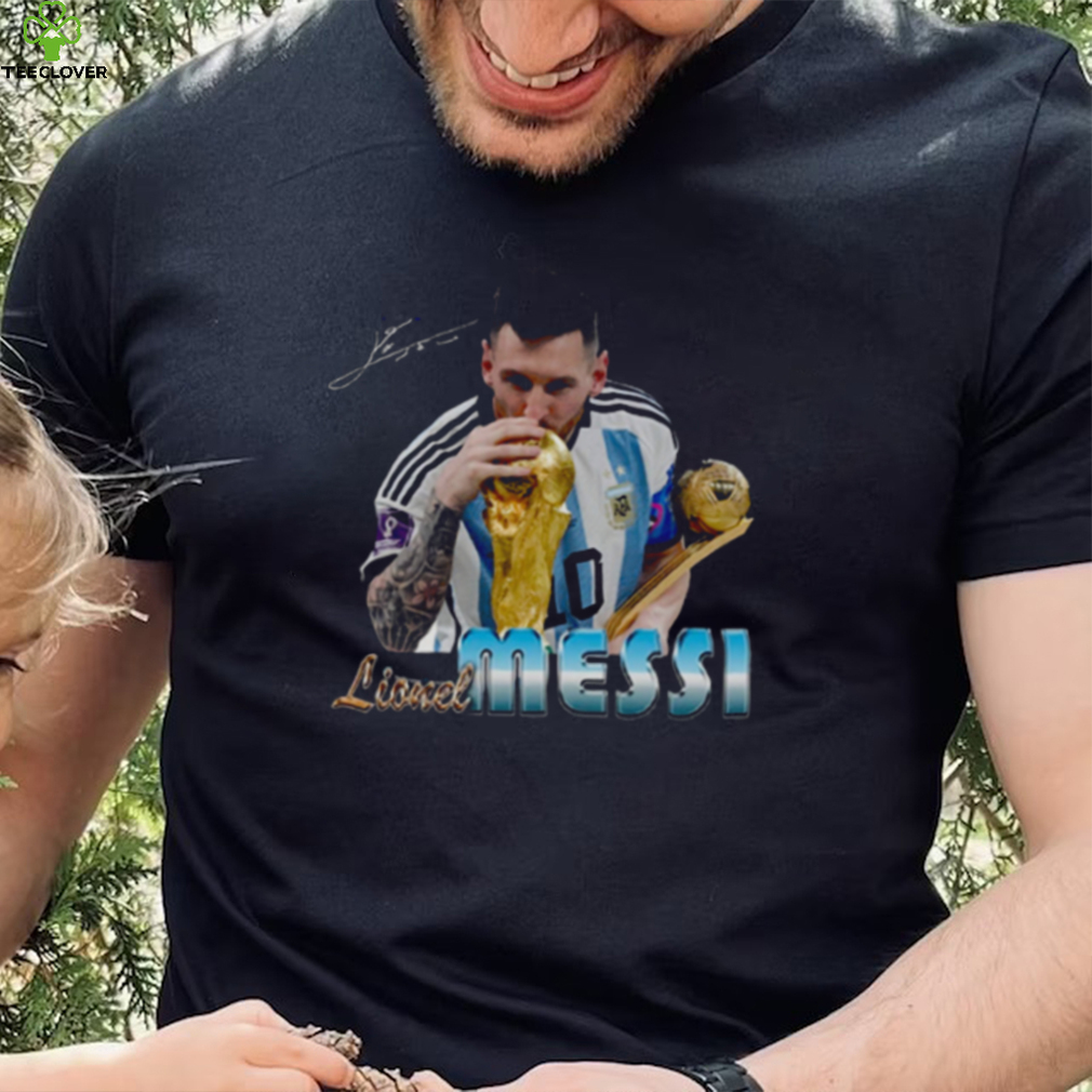 Lionel Messi The Golden Ball Qatar World Cup 2022 shirt