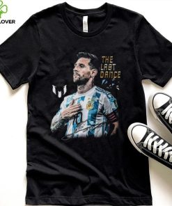 Lionel Messi The Last Dance Goat Forever A Legend Signature T Shirt