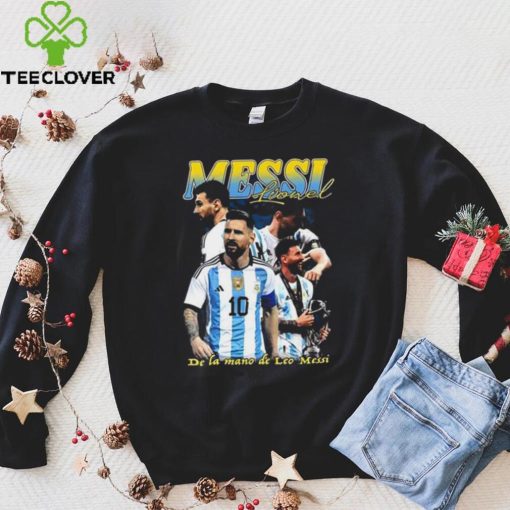 Lionel Messi Vintage Bootleg 90s Champions World Cup 2022 Shirt Hoodie